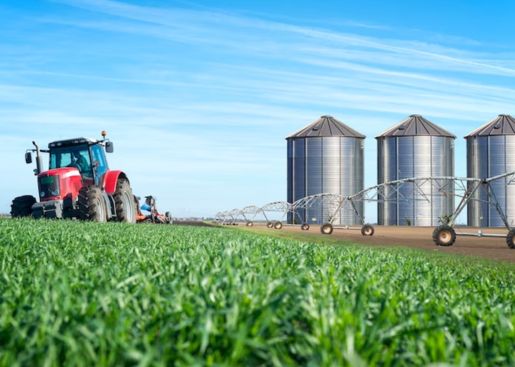 Pintura de máquinas agrícolas