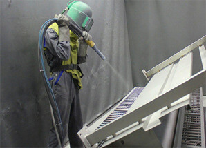Serviços de jateamento e pintura industrial
